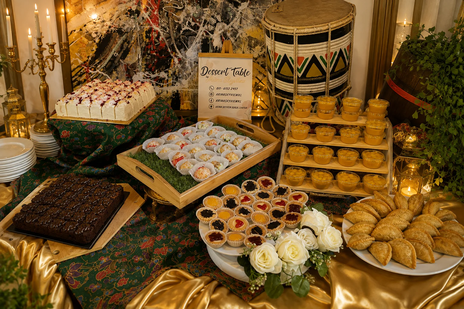 Pakej Dessert Table Mewah